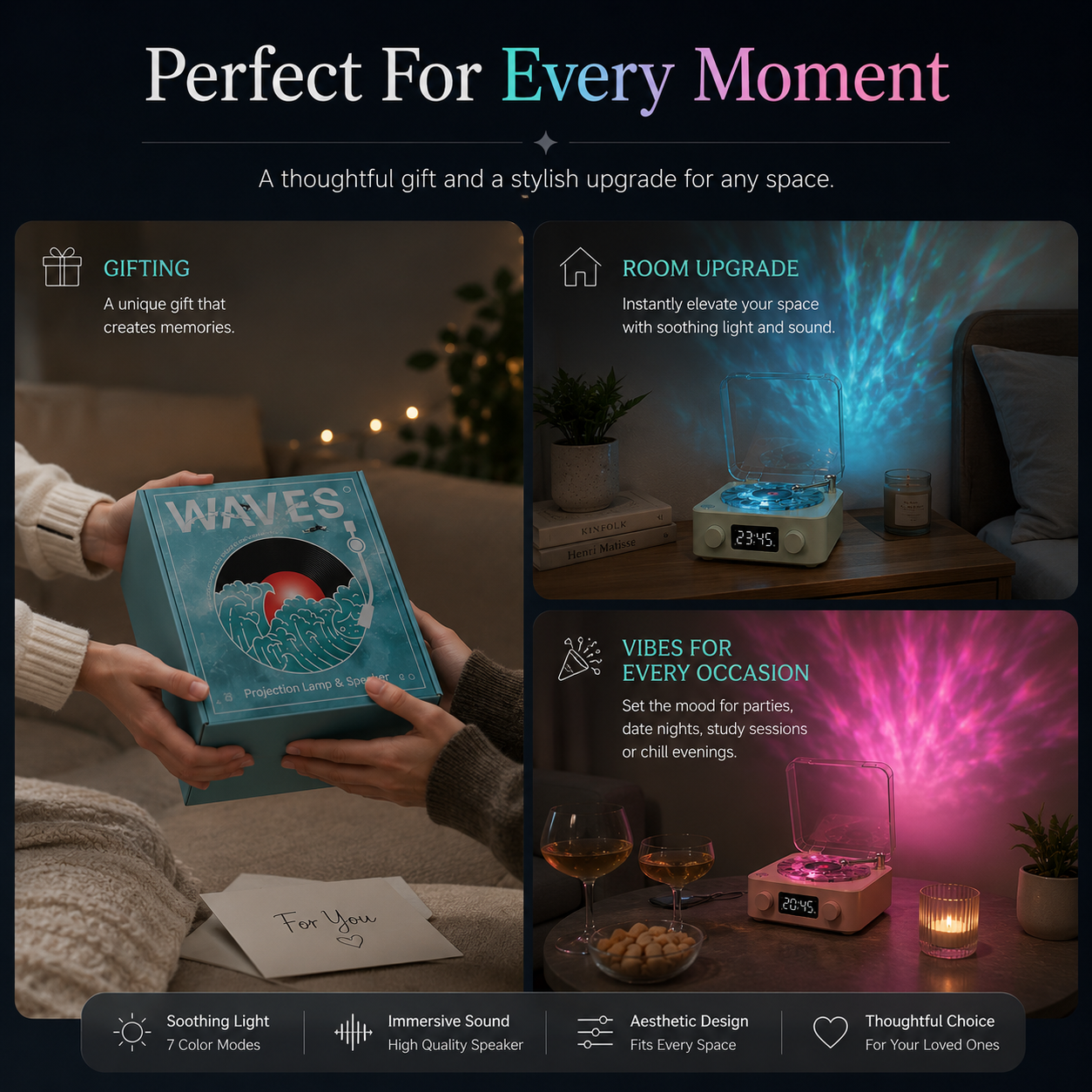Waves Speaker — Turn Your Room Into A Vibe