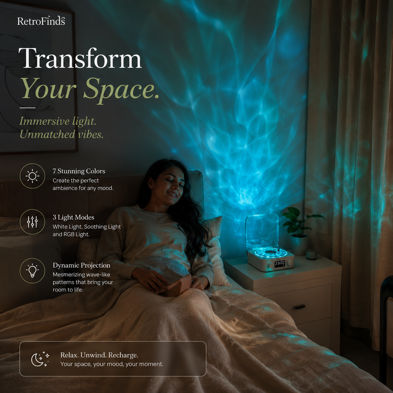 Waves Speaker — Turn Your Room Into A Vibe