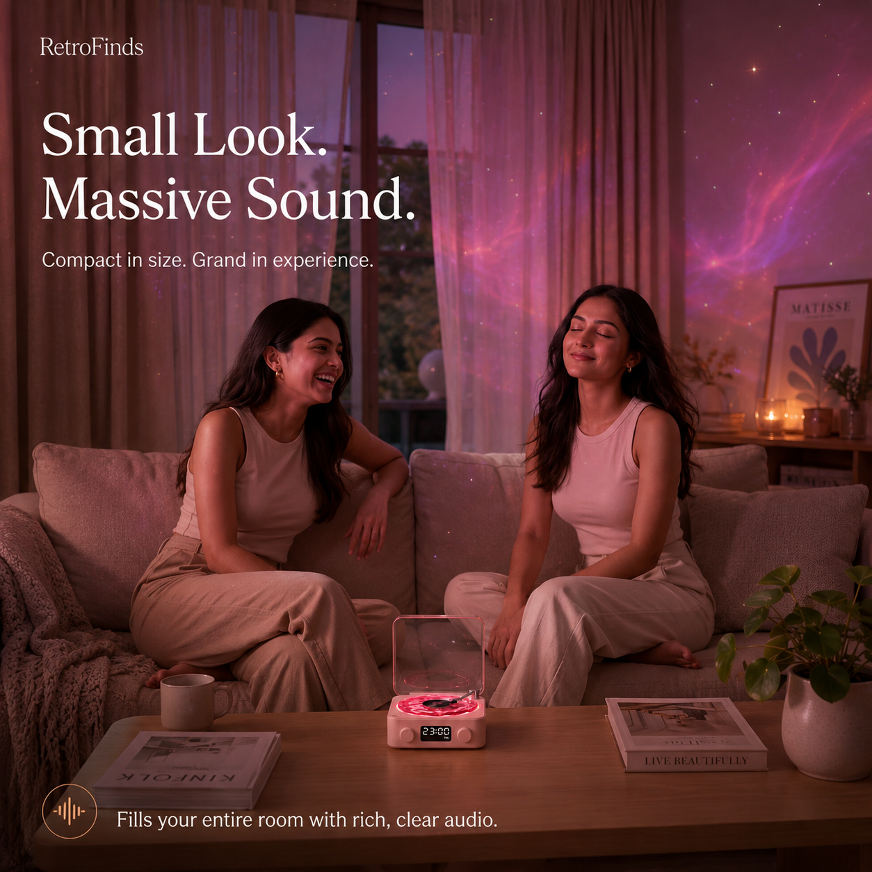 Waves Speaker — Turn Your Room Into A Vibe
