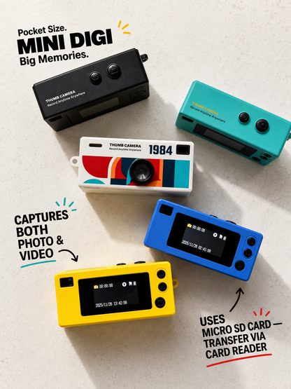 Thumb Camera — Mini Keychain Digicam