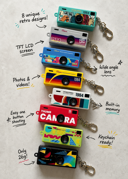 Thumb Camera — Mini Keychain Digicam